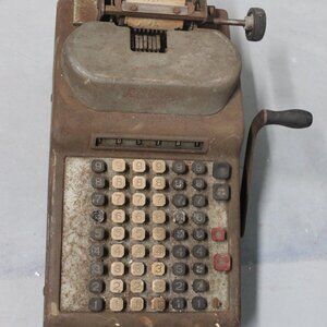 Vintage antique R.C. Allen Model 65 Business Adding Machine